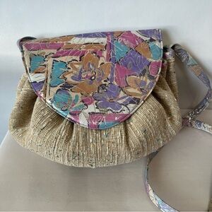 Vintage Palizzio Purse 80’s Floral Abstract